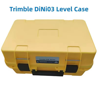 購入 新しいレベルリング機器ケース トリムブル DiNi03 測量機器用のプラスチックレベルストレージボックス ケース 黄色 オンライン製造