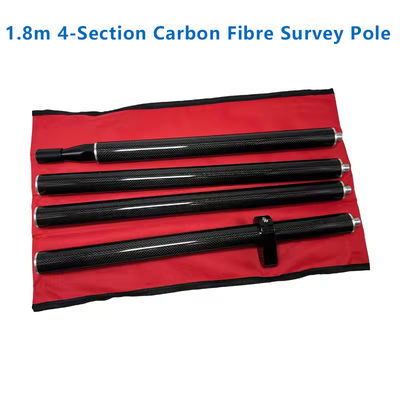 新しい1.8M調査ポール 1.8M長さ GPS PRISM POLE 炭素繊維ポール GPS GNSS RTKSURVEYING TYPE,4 PCSポール,5/8x11スレッド