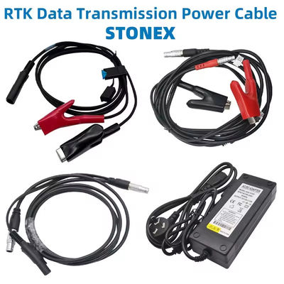 STONEX GNSS RTK 5ピンデータ伝送ケーブル 外部ラジオ 220V電源アダプタ用の電源ケーブル