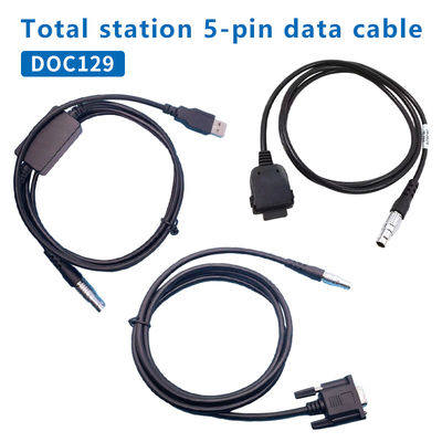 DOC129 TOPCON SOKKIA のデータケーブル 合計ステーション ES/OS/PS PC (win11) 5ピン