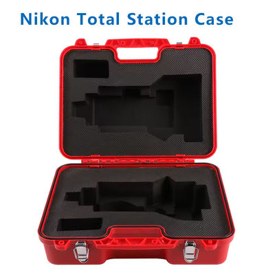 新型赤色プラスチックハードケース 測量装置DTM352C/452C ニコン トータルステーション