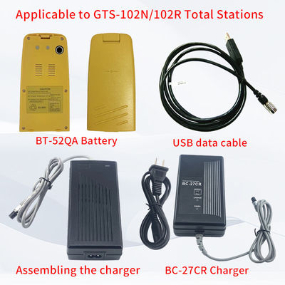 Suitable for GTS-332N 330 and GPT-3002N Total Stations BT-52QA Battery BC-27CR Charger