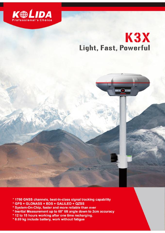 1760チャンネル コリダK3 RTK 測量装置 高精度GPS受信機 1