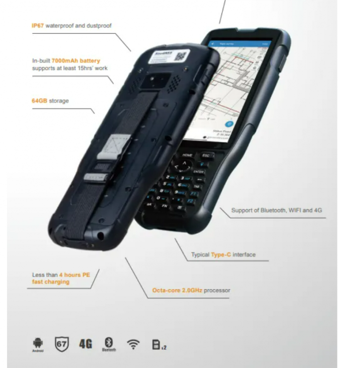 RTK 測定 GNSS GIS データ収集器 Hi-Target IHAND55 GPS コントローラー 5